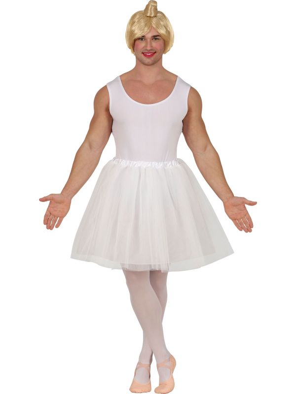 Vrijgezellenfeest Balletdanser Kostuum Wit