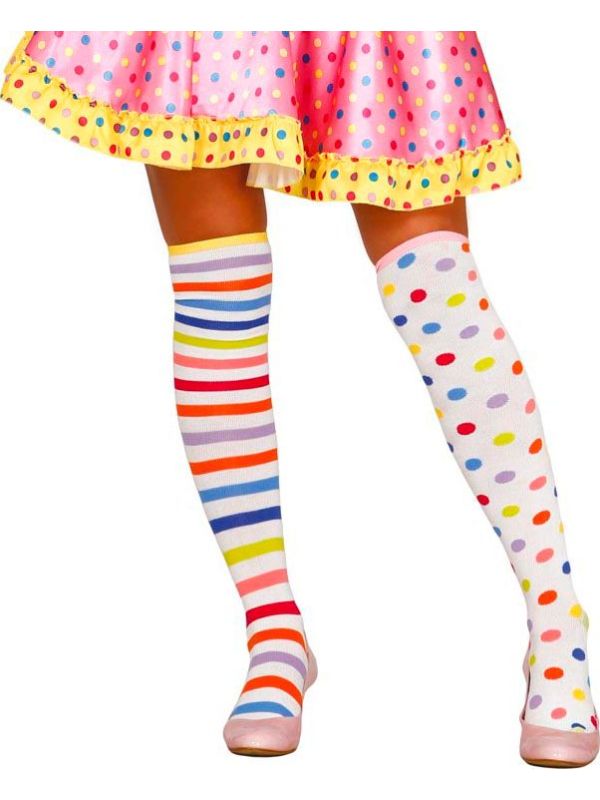 Vrolijke Clown Kniekousen