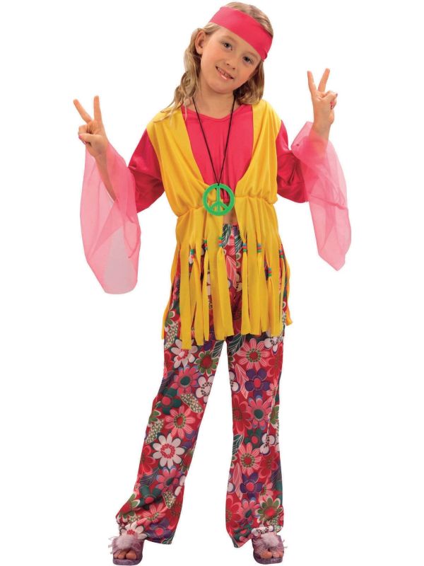 Vrolijke Hippie Outfit Meisjes