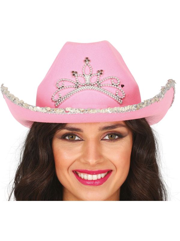 Vrolijke Roze Cowboyhoed Bachelor Party
