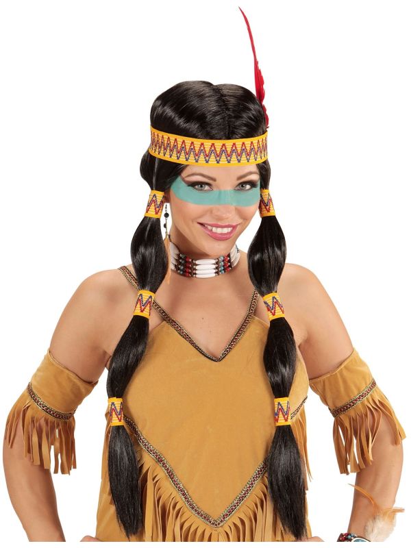 Vrouwelijke Indianen Pruik
