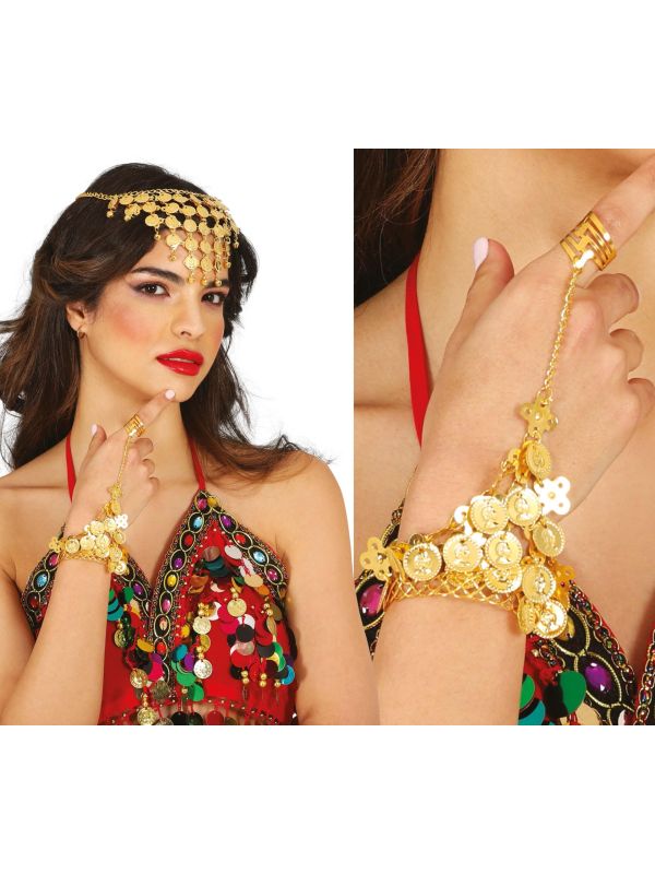 Waarzegster Armband met Gouden Munten