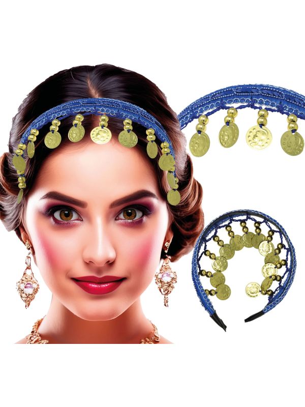 Waarzegster Hoofdband Blauw