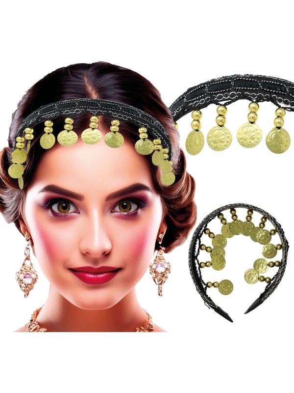 Waarzegster Hoofdband Zwart