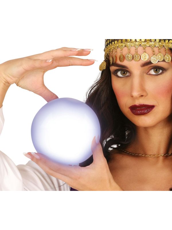 Waarzegster Lichtgevende Kristallen Bol 12cm