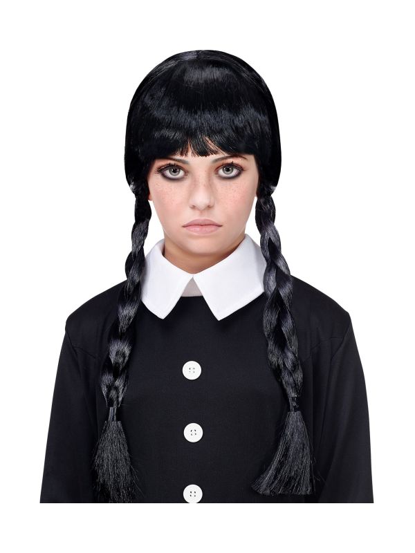 Wednesday Addams Family Pruik Meisjes