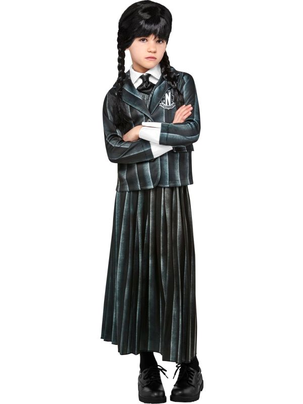 Wednesday Addams School Uniform Kostuum Kind