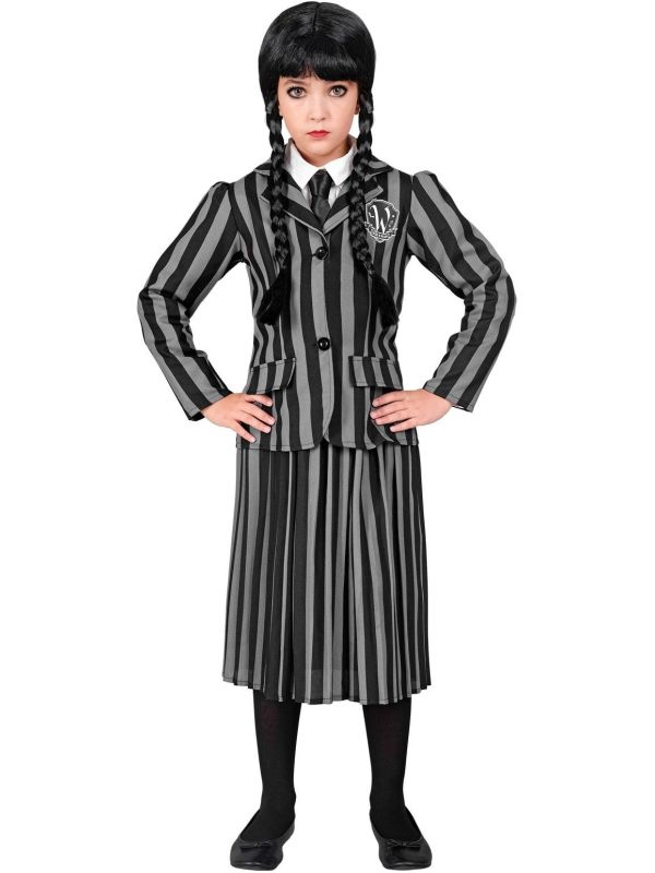 Wednesday Jurkje Zwart Wit Meisjes