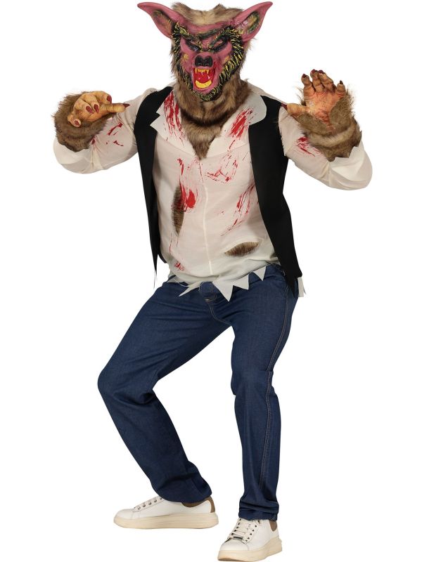 Weerwolf Shirt en Masker Volwassenen