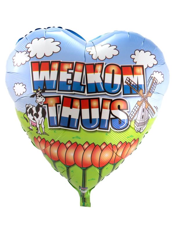 Welkom Thuis Hart Xl Folieballon