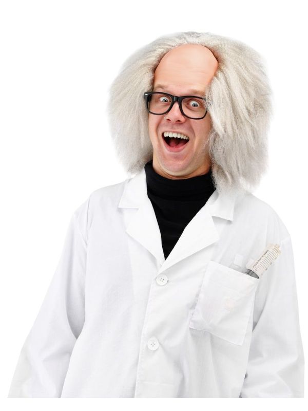 Wetenschapper einstein pruik