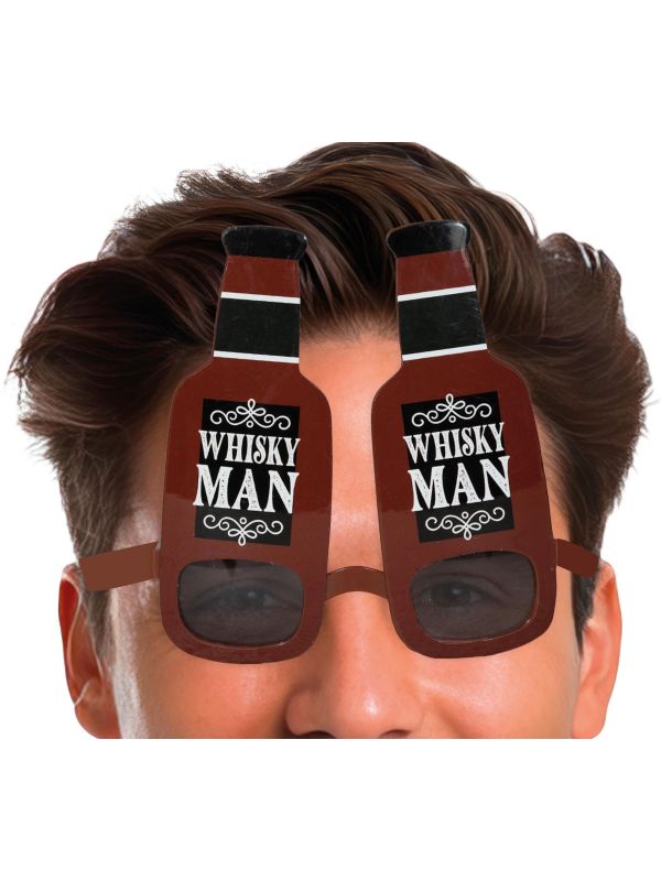 Whisky Man Bril Volwassenen