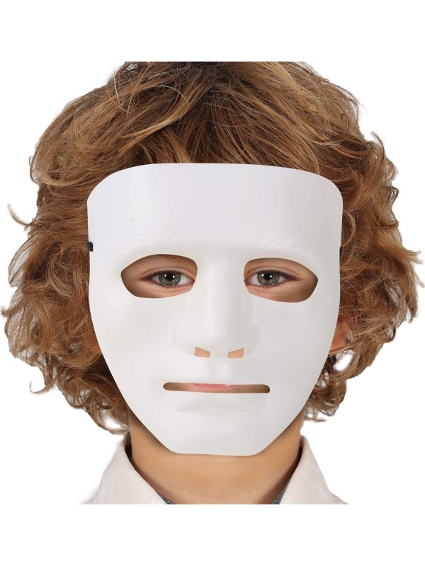 Wit Anoniem Masker Kinderen