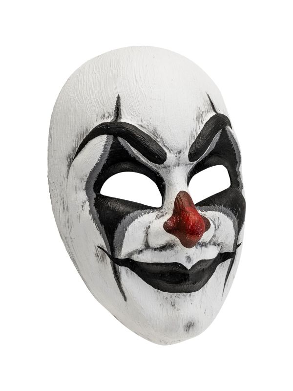 Wit Commedia Dell'arte Clown Masker
