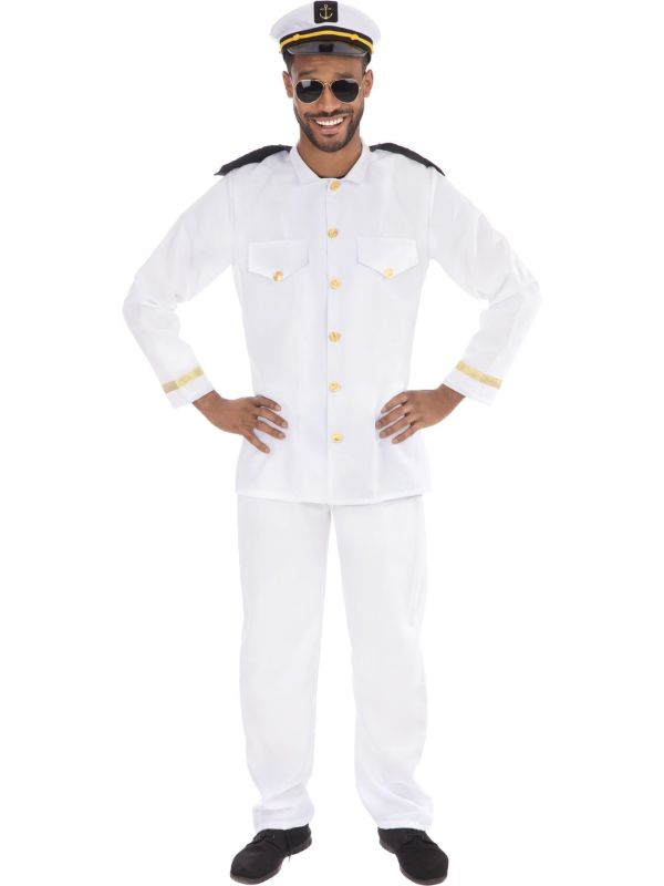 Wit Marine Officier Kapitein Pak Heren