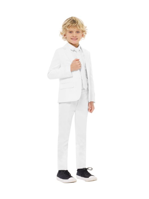 Wit Opposuits Kostuum Jongens