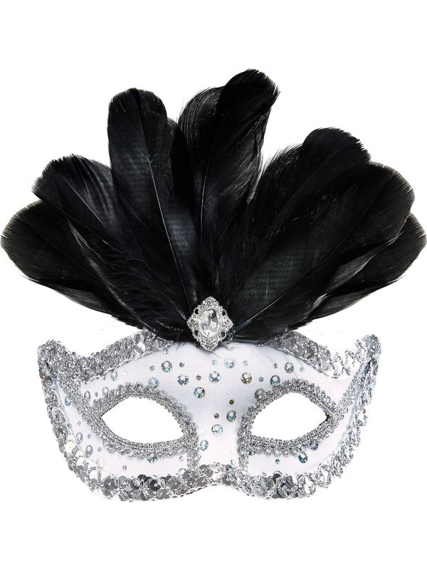 Wit Rialto Oogmasker