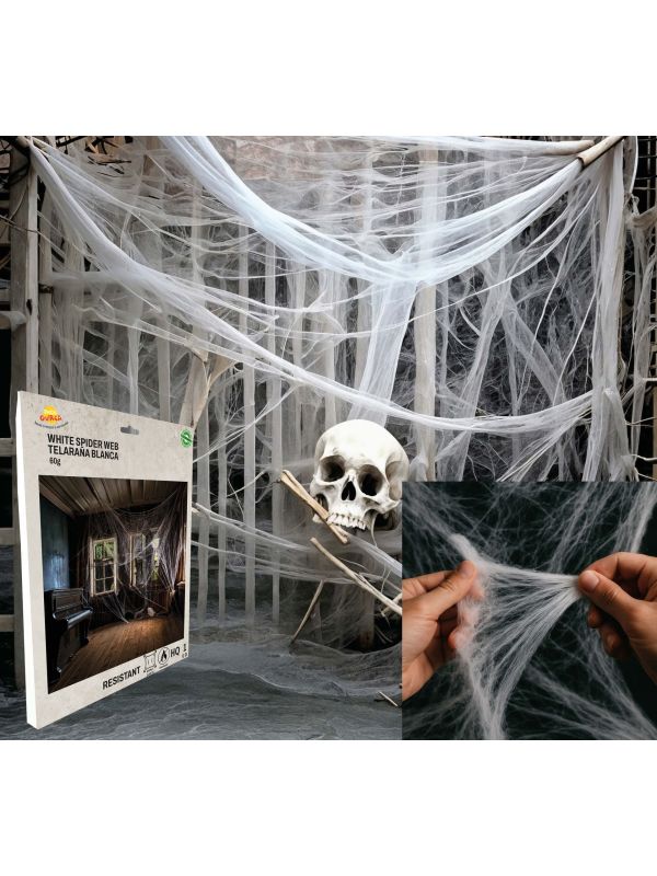 Wit Spinrag Halloween 60G