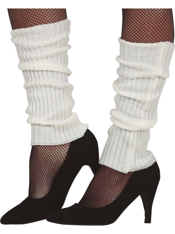 Witte 80's Beenwarmers Retro