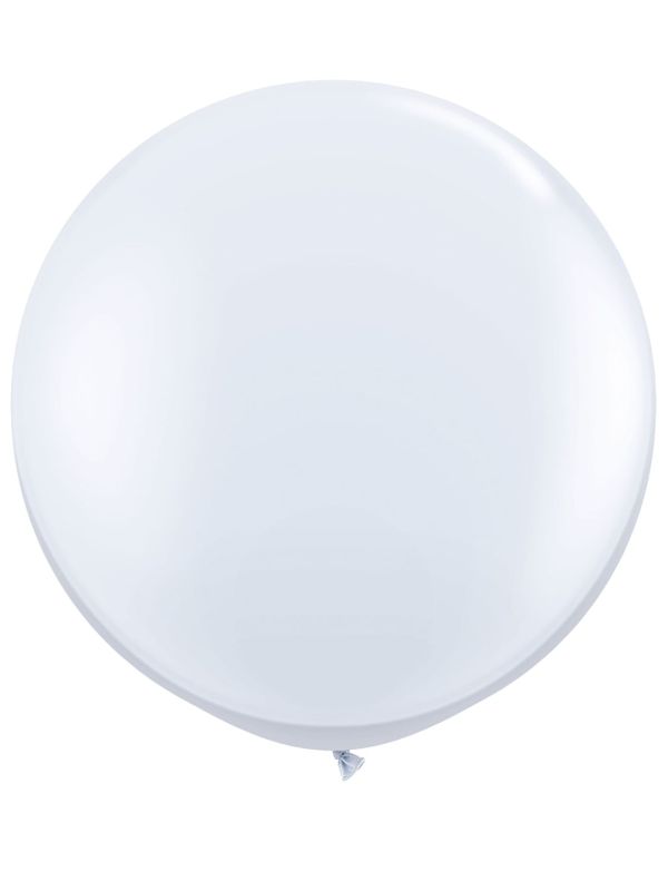 Witte Ballon Xl 90cm