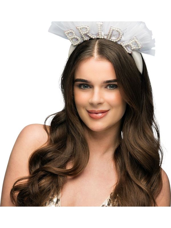 Witte Bruid Tiara Vrijgezellenfeest