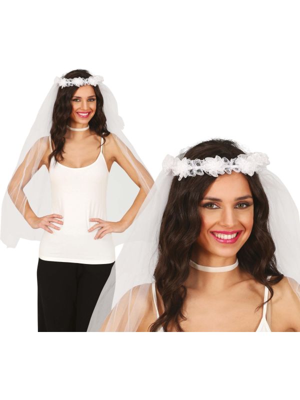 Witte Bruidsluier Dames