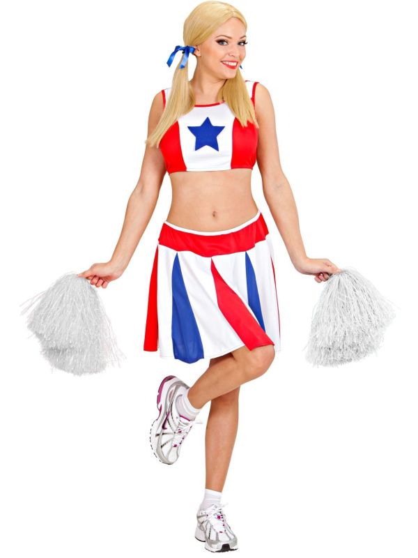 Witte Cheerleader Pom Pom