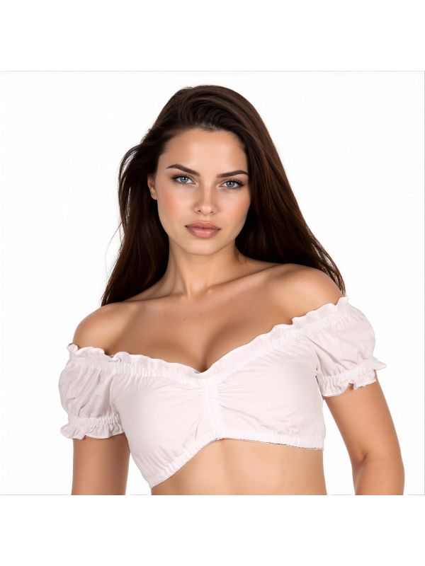 Witte Dirndl Blouse Dames Oktoberfest