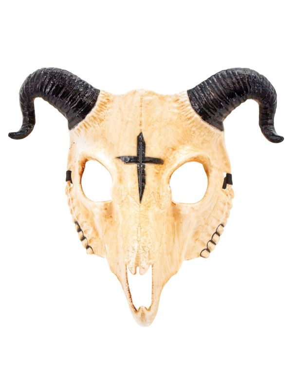 Witte Duivel Masker Halloween Dames Heren