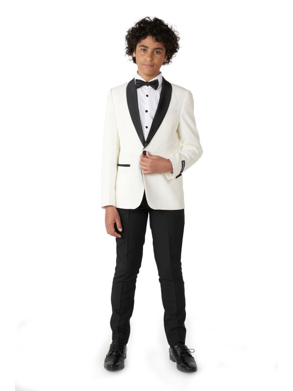 Witte Gala Opposuits Kostuum Tieners