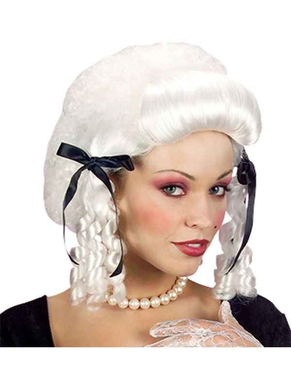 Witte Koloniale Pruik