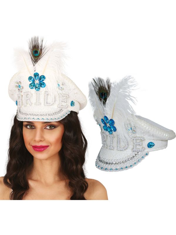 Witte Kristallen Bride Bruid Pet