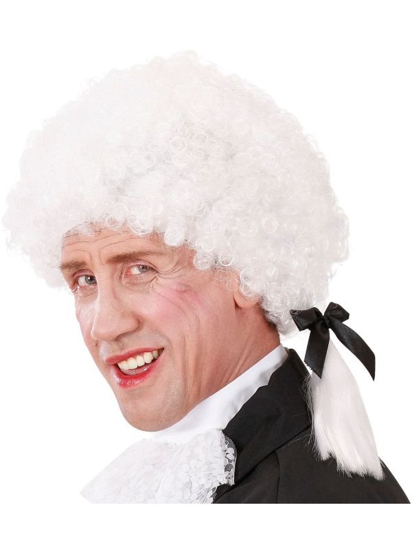 Witte Mozart Pruik
