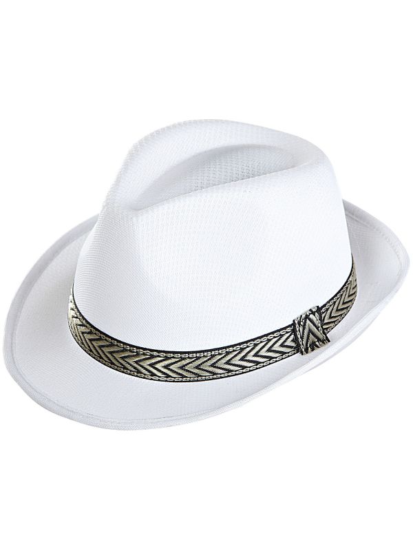Witte Panama Fedora