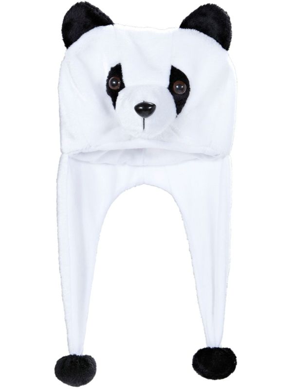 Witte Panda Muts