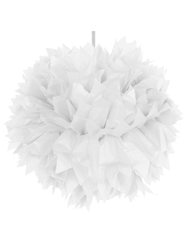 Witte Pompom Hanger 30cm