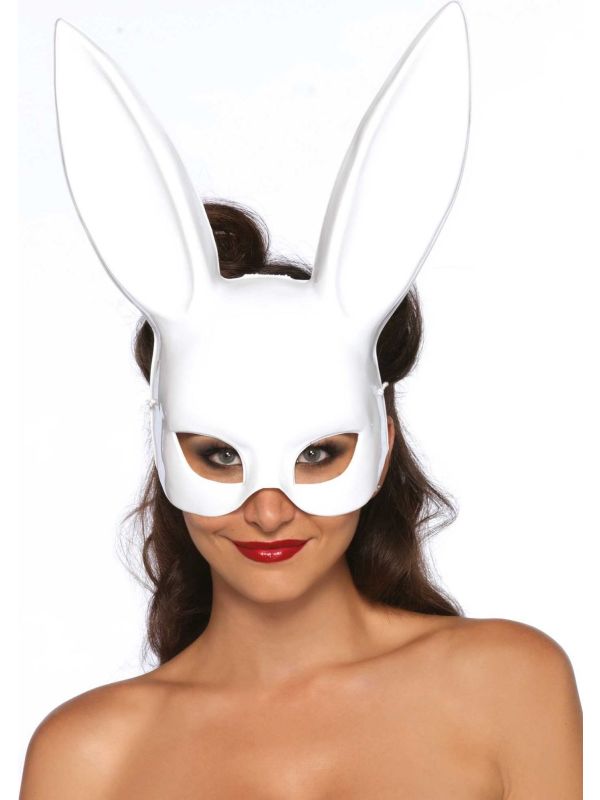 Witte Sexy Konijnen Masker