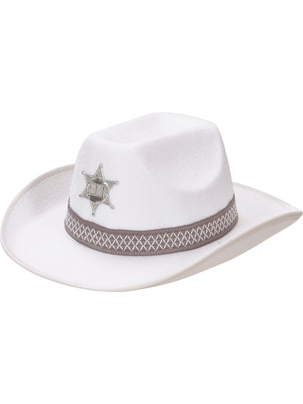Witte Sheriff Hoed