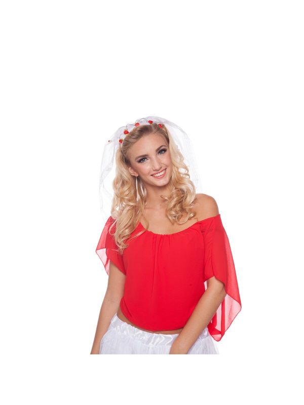 Witte Tiara Bruid Bachelorette Party