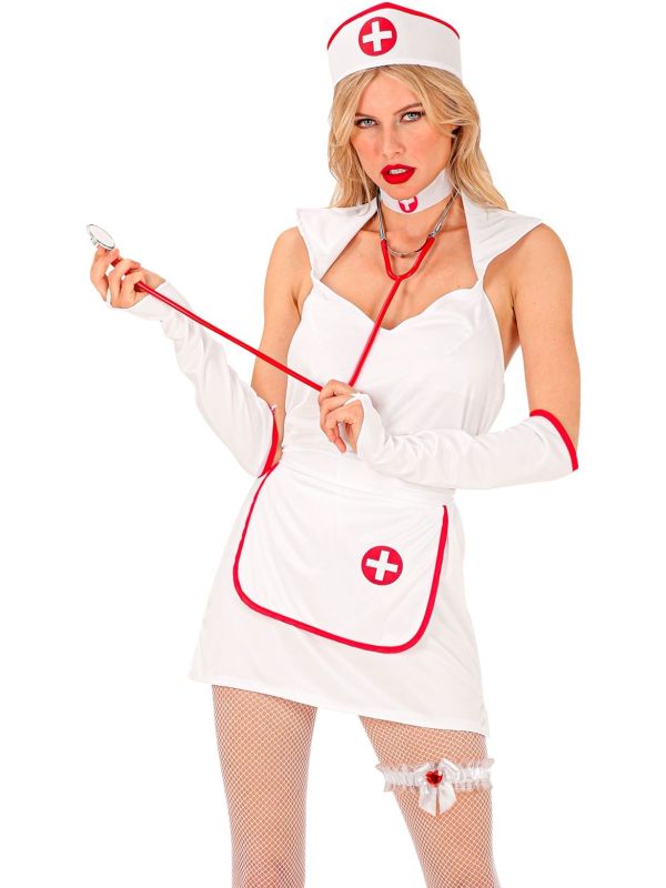 Witte Verpleegkundige Kousenband