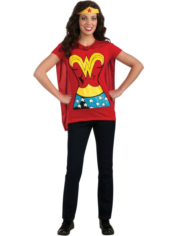 Wonder Woman Outfit Dames met Cape