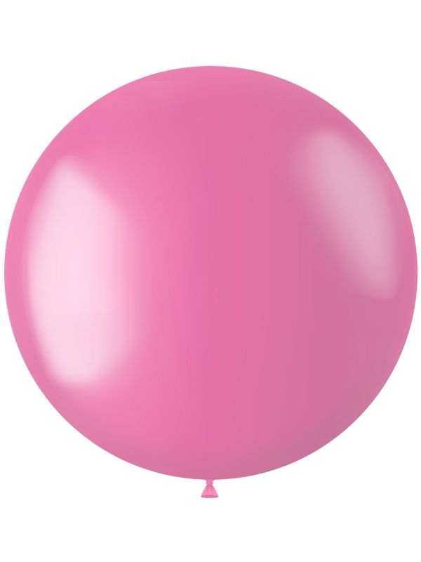Xl Ballon Bubblegum Roze Metallic