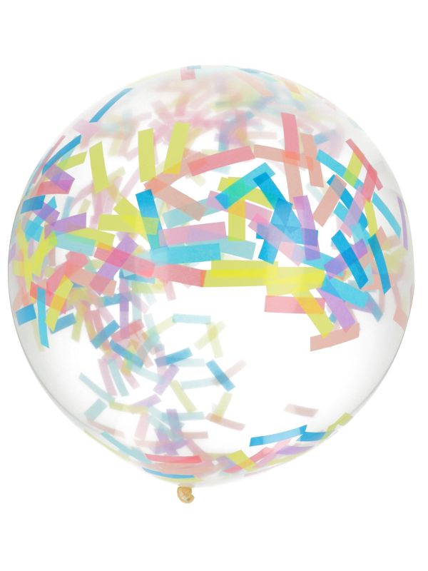 Xl Confettiballon Pastel