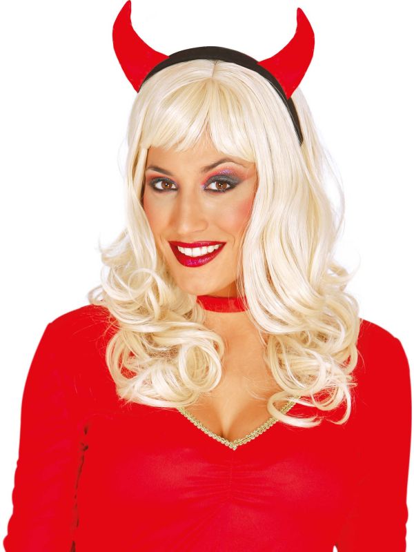 Zachte Duivel Hoorntjes Haarband