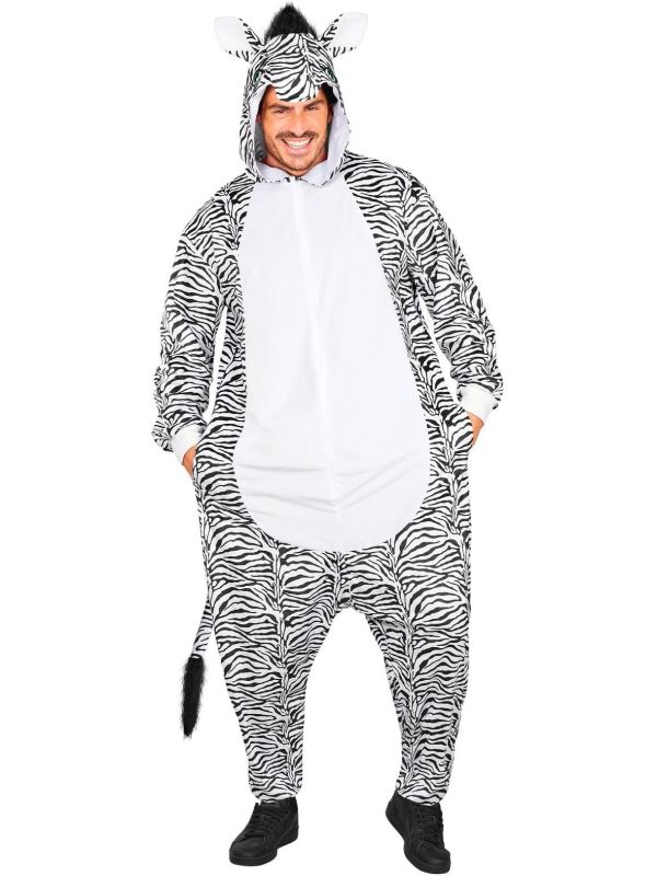 Zebra Onesie Dames Heren