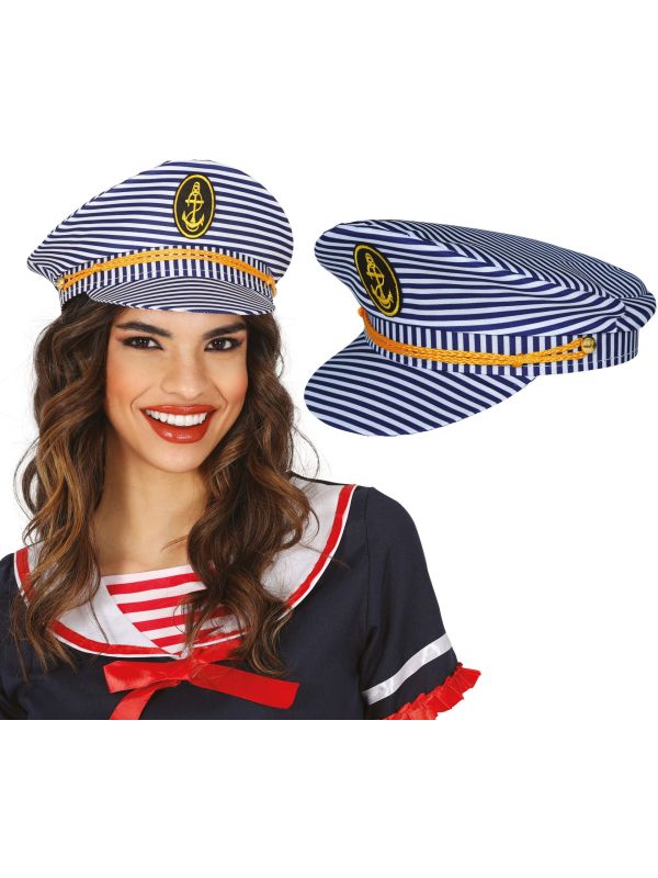 Zeeman Pet Blauw Gestreept Volwassenen