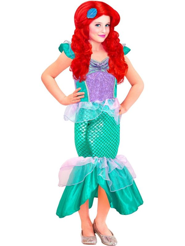 Zeemeermin Jurkje Meisjes Groen