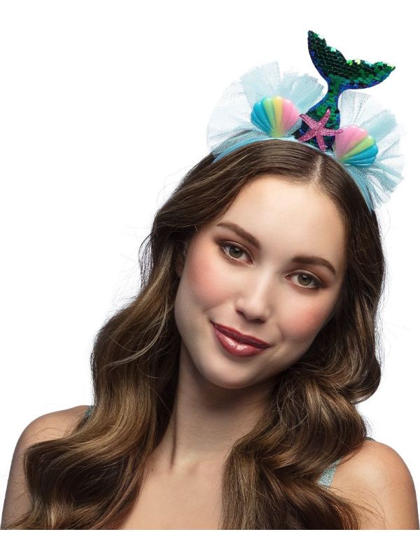 Zeemeermin Teal Tiara Diadeem