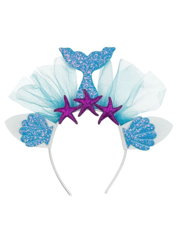 Zeemeermin Tiara Turquoise Meisjes Dames
