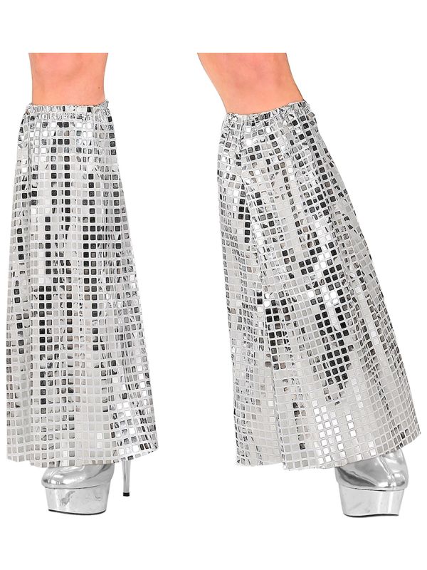 Zilveren 70's Discobal Beenwarmers